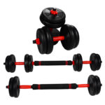 Set tegova za vežbanje 4u1 Max 20 kg – bučice, šipka i kettlebell za kućni trening - Slika 10