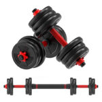 Set tegova za vežbanje 4u1 Max 20 kg – bučice, šipka i kettlebell za kućni trening - Slika 9