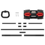 Podesivi set tegova 3u1 2–24 kg – bučica, duga šipka i rusko zvono - Slika 3